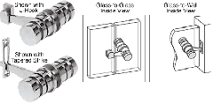 CRL 180 Degree Shower Knob Latch