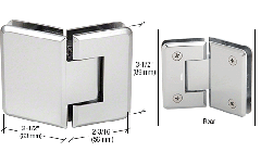 CRL Pinnacle 045 Glass-to-Glass Hinge 