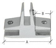 CRL Anodized 3-Way 90 Degree Glass Connectors for 3/8" Glass