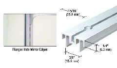 CRL 36" Aluminum Mirror Standards