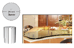 CRL 1" Diameter x 1-1/2" Long Standoff Bases