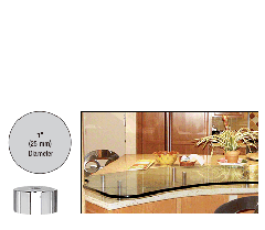 CRL 1" Diameter x 1/2" Long Standoff Bases