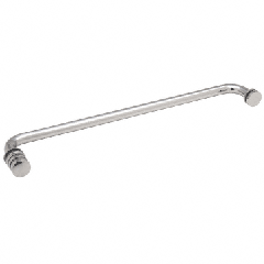 CRL 18" Towel Bar With Contemporary Knob