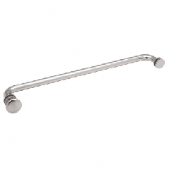 CRL 18" Towel Bar With Traditional Knob