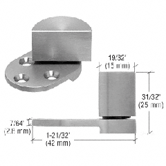 CRL UV Bond Glass-to-Wood Hinges