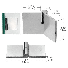 CRL UV Bond Flat Glass-to-Glass Hinges