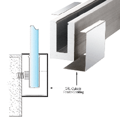 CRL Outside Fascia Cladding for L68S Series Heavy-Duty Square Aluminum Base Shoe