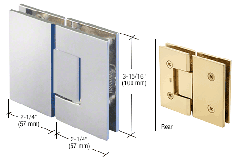 CRL Vienna Series Glass-to-Glass Positive Close