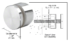 CRL Adjustable 1-1/2" Standoff Caps