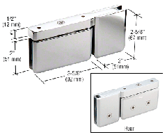 Prima Top or Bottom Mount Pivot Hinges with Attached U-Clamps