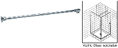 CRL 51" Wall-to-Glass Bars for 3/8" to 1/2" Thick Glass