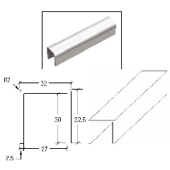 CRL 3 Metre Cap Rails