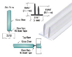 CRL Translucent Vinyl Double Fin Seal