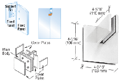 CRL Patch Connectors with Support Fin Bracket