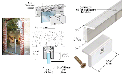 CRL Mechanical Glazing Channels for 3/4"