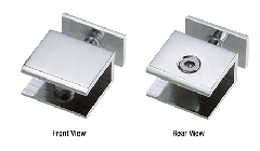 CRL Thru-Glass Square Cornered Shelf Clamps