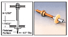 CRL Ceiling Mount Fitting for Cable Display System