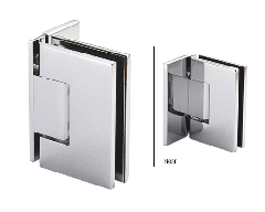 CRL Melbourne Series Wall Mount Offset Hinges with Cover Plate