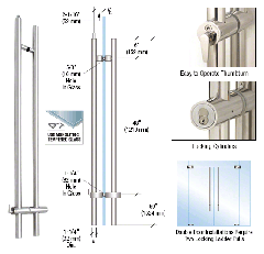 CRL 60" Upwards Locking Ladder Pulls