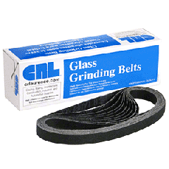 CRL 1/2" x 18" 120X Grit Silicon Carbide Abrasive Belt - 10/Bx