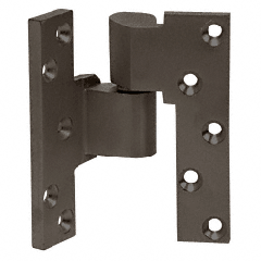 CRL Dark Bronze 3/4" Offset Intermediate Left Hand Pivot