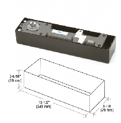 CRL 90º Hold Open Size 4 Spring Heavy Weight Floor Mounted Door Closer