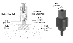 CRL 1/2" Collar Height "Mab" Type Spindle