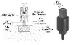 CRL 3/4" Collar Height "Mab" Type Spindle