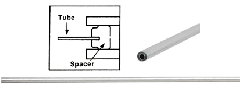 CRL 12" Stainless Steel Capillary/Breather Tubes for Insulating Glass Units 1000/PK