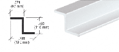 CRL Brite Anodized Z-Bar Aluminum Channel