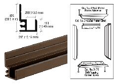 CRL Duranodic Bronze "Make It Yourself" Mirror Frame Extrusion