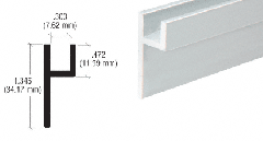 CRL Satin Anodized Base "H-Channel