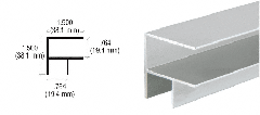 CRL Satin Anodized Corner Mold Extrusion