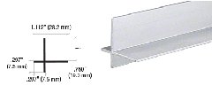 CRL Satin Anodized Aluminum Cross Corner Extrusion