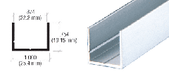 CRL Satin Anodized 7/8" Single U-Channel