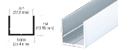 CRL Brite Anodized 7/8" Single U-Channel