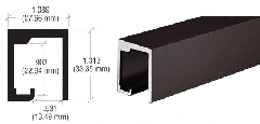 CRL Duranodic Bronze Single Overhead Track Extrusion