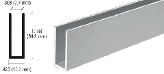 CRL Satin Anodized Aluminum Channel Extrusion