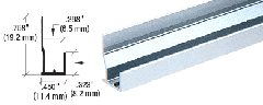 CRL Brite Anodized Aluminum FHA Type J-Channel