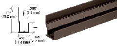 CRL Duranodic Bronze Aluminum FHA Type J-Channel