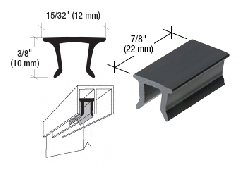 CRL Black Plastic Top Guide