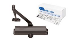 CRL Dark Bronze ANSI Grade 1 Spring Size 2 Surface Mount Door Closer