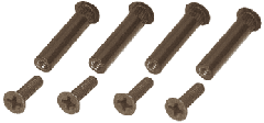 CRL Bronze Sex Bolt Mounting Screws