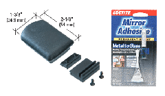 CRL Replacement Plastic Self-Latching Latch for CRL Tri-Vent Sliders With Latch Base and Adhesive