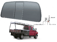 CRL Tri-Vent Slider with Solar Glass 2003+ Chevy/GMC Kodiak/Topkick