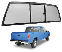 CRL Tri-Vent Three Panel Slider with Solar Glass for 1988-2000 Chevy/GMC C/K Trucks