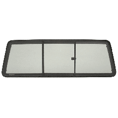 CRL Tri-Vent Three Panel Slider with Solar Glass for 1998+ Ford Ranger 2 and 4 Door Cabs