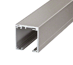 CRL STUTTGART Brushed Nickel Sliding Door Track, 3 m