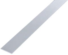 CRL Satin Anodized Flat Aluminium Profile, 19 mm x 1,5 mm x 2.500 mm