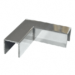 CRL Polished Stainless Steel 32mm x 32.5mm x 2.5mm 90 Degree Corner